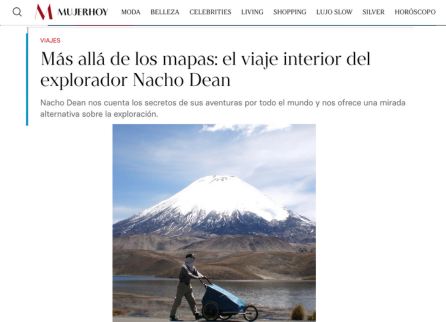 Nacho Dean en la revista Mujer Hoy
